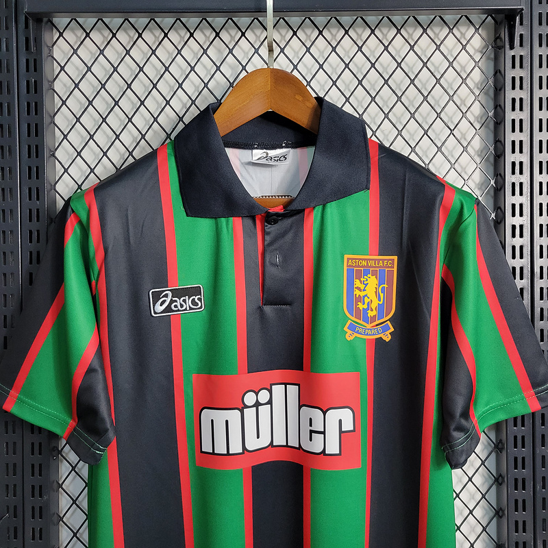 JerseysGala.com | Retro Aston Villa 1993-95 Away Jersey -Customize Name, Number and Patch | Worldwide Shipping