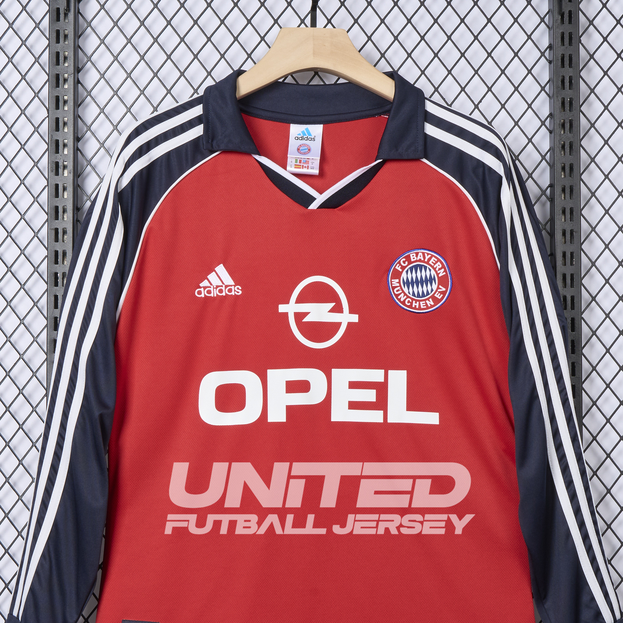 foot-Retro Bayern Munich 2000-01 Home Long Sleeve Jersey