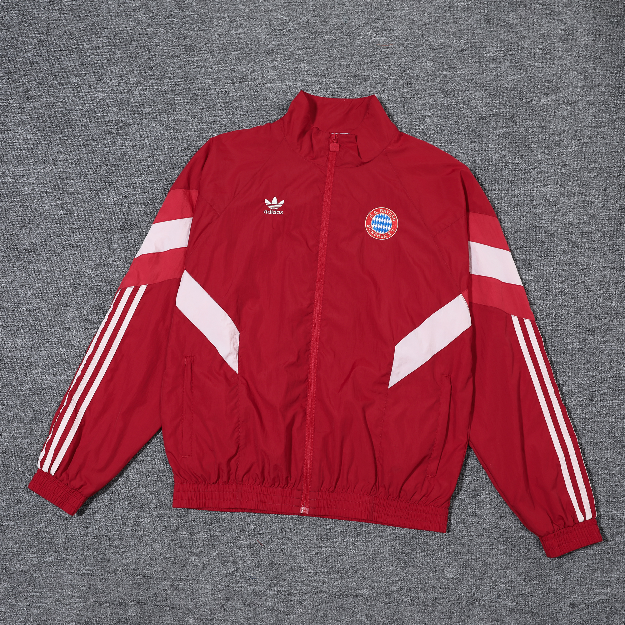 ManixJersey.com | Bayern Munich 24-25 Originals LFSTLR Windbreaker Suit - Red Jackets & Pants -Customize Name, Number and Patch | Worldwide Shipping