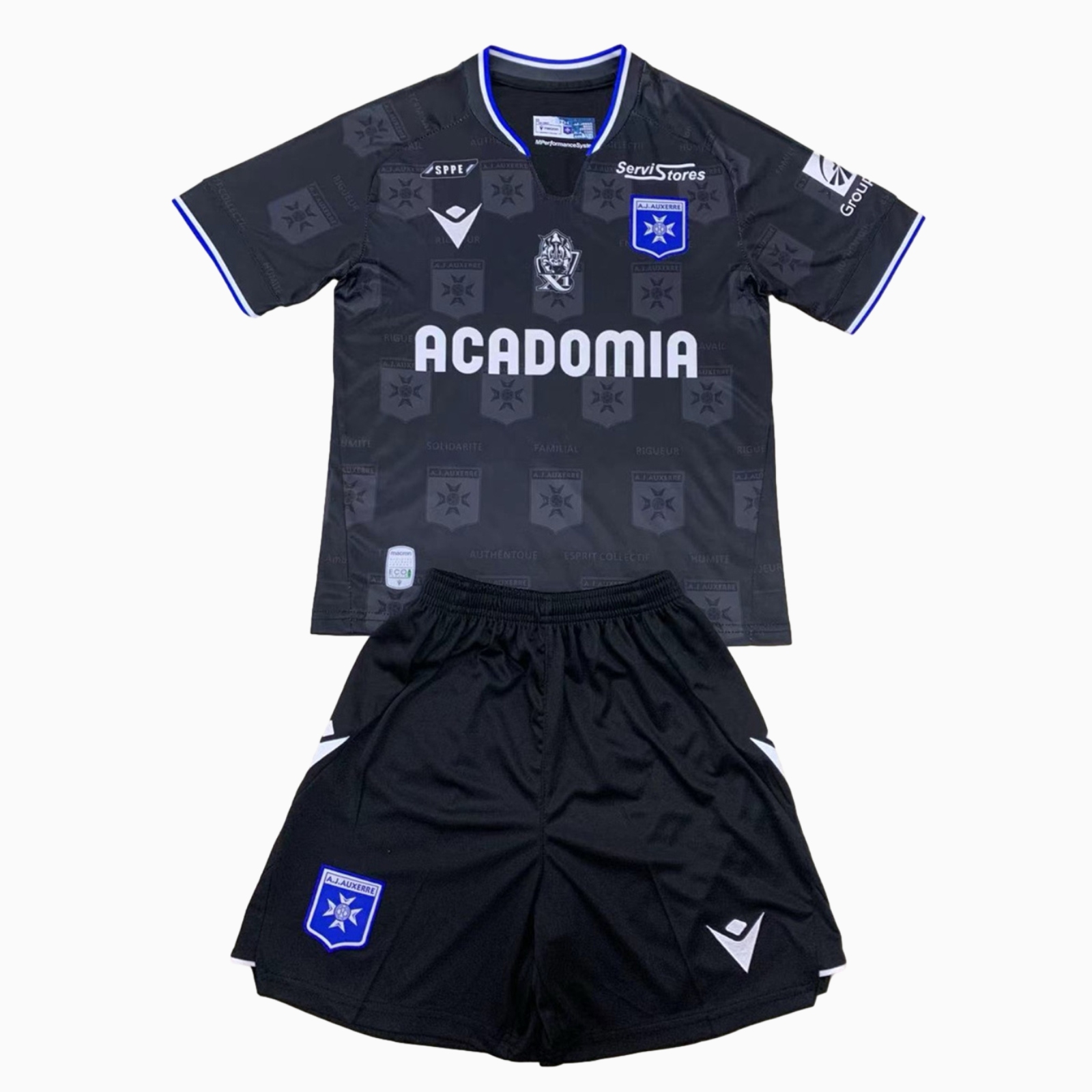 ManixJersey.com | Auxerre 24-25 Away Kids Kit -Customize Name, Number and Patch | Worldwide Shipping