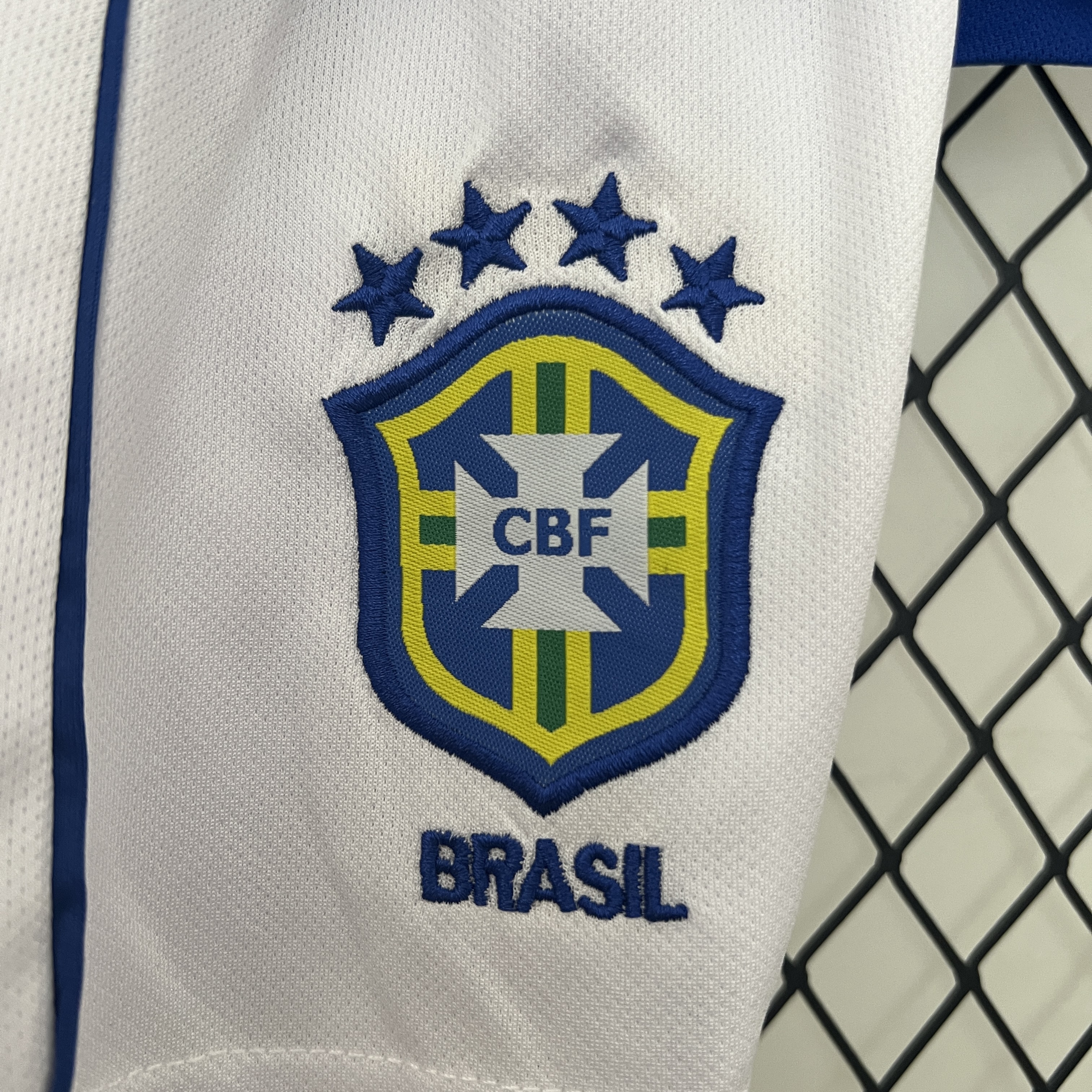 ManixJersey.com | Retro Brazil 2002 Away Stadium Kids Kit -Customize Name, Number and Patch | Worldwide Shipping