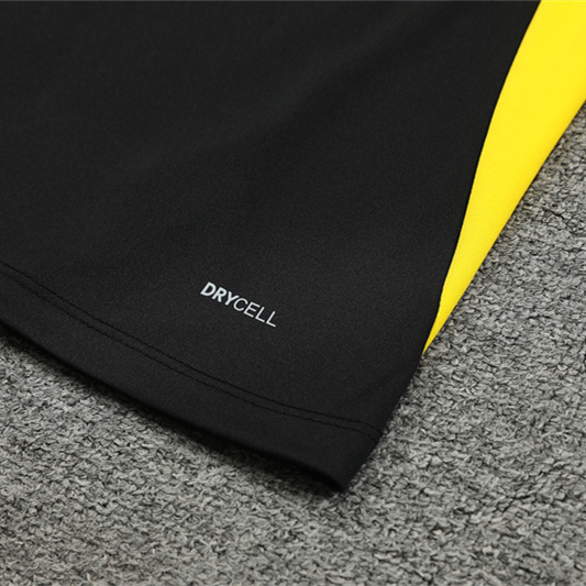 JerseysGala.com | Dortmund 24-25 Long Sleeve Training Set - Black -Customize Name, Number and Patch | Worldwide Shipping