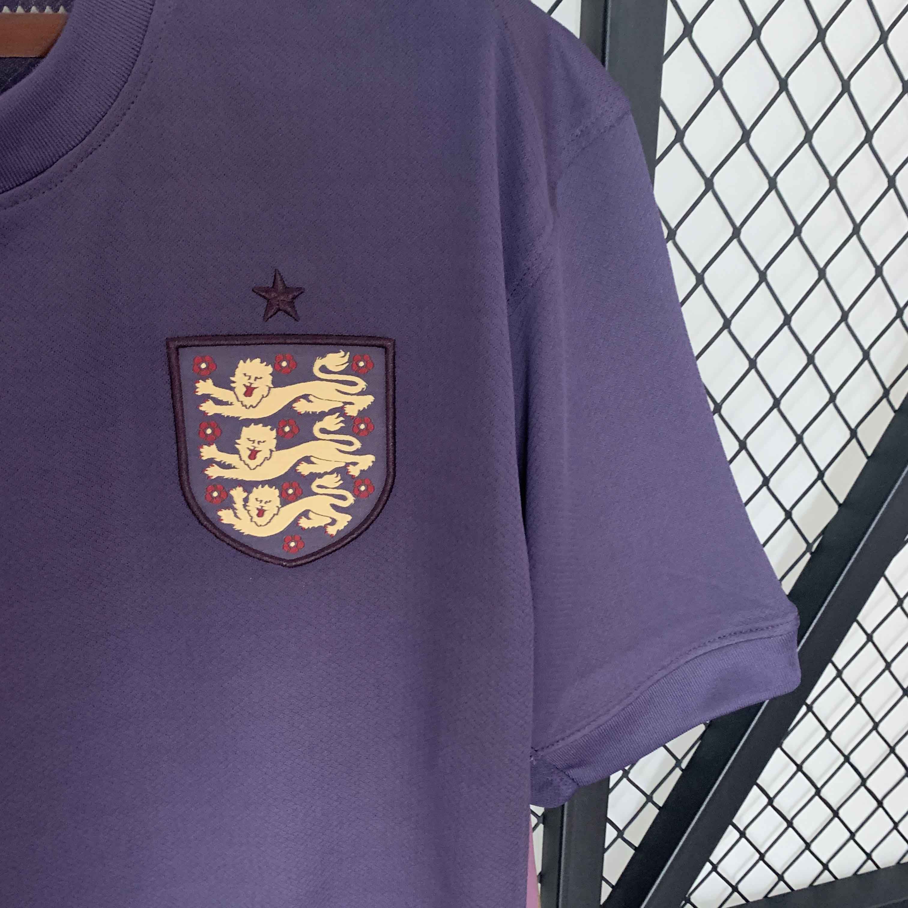 GlobeJersey-England 2024 Away Stadium Jersey - Fans Version