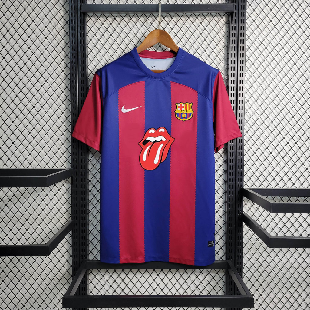 SIUjerseys-Barcelona X RS Iconic Tongue Jersey - Fans Version