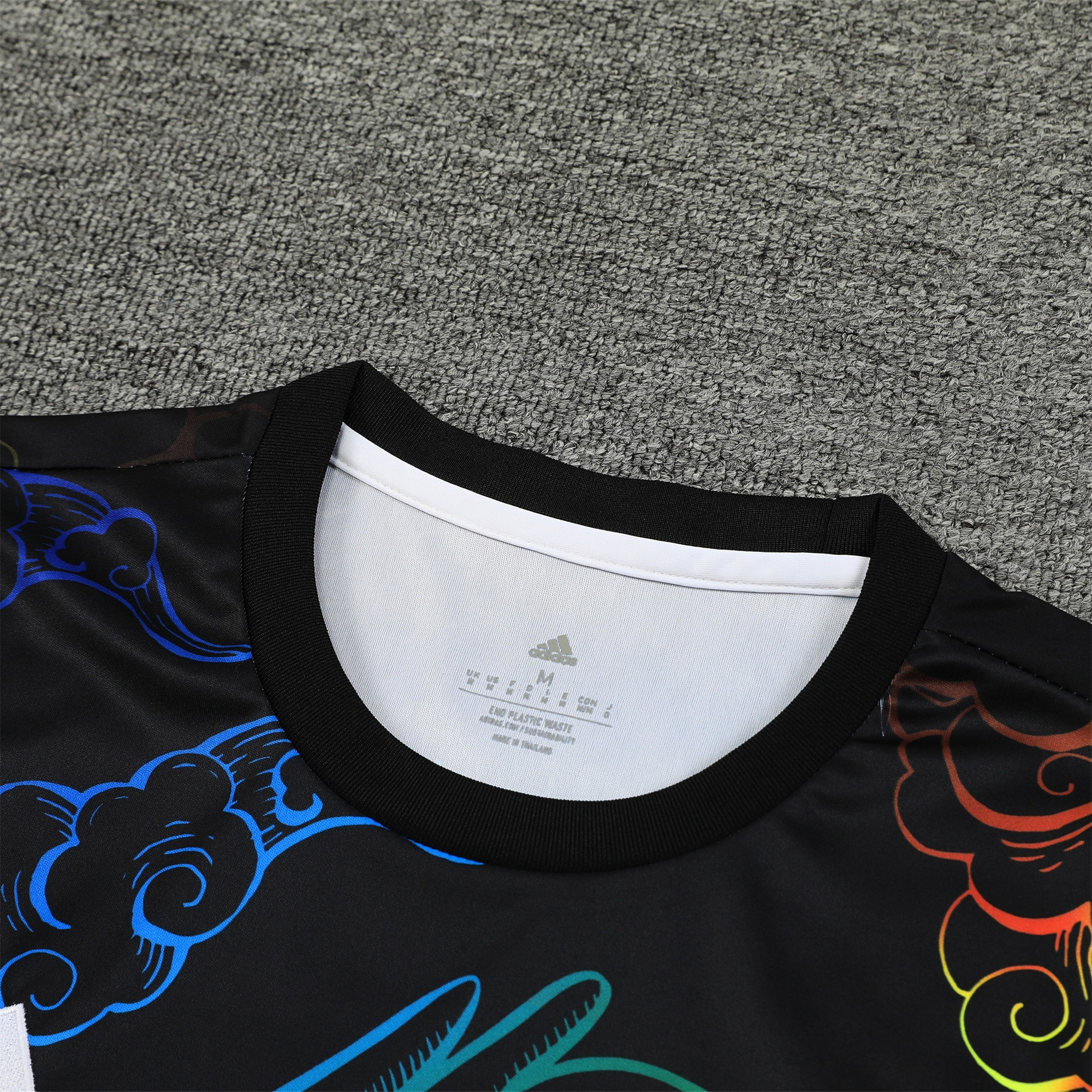 SIUjerseys-Real Madrid 24-25 Vest Training Set - Black Dragon