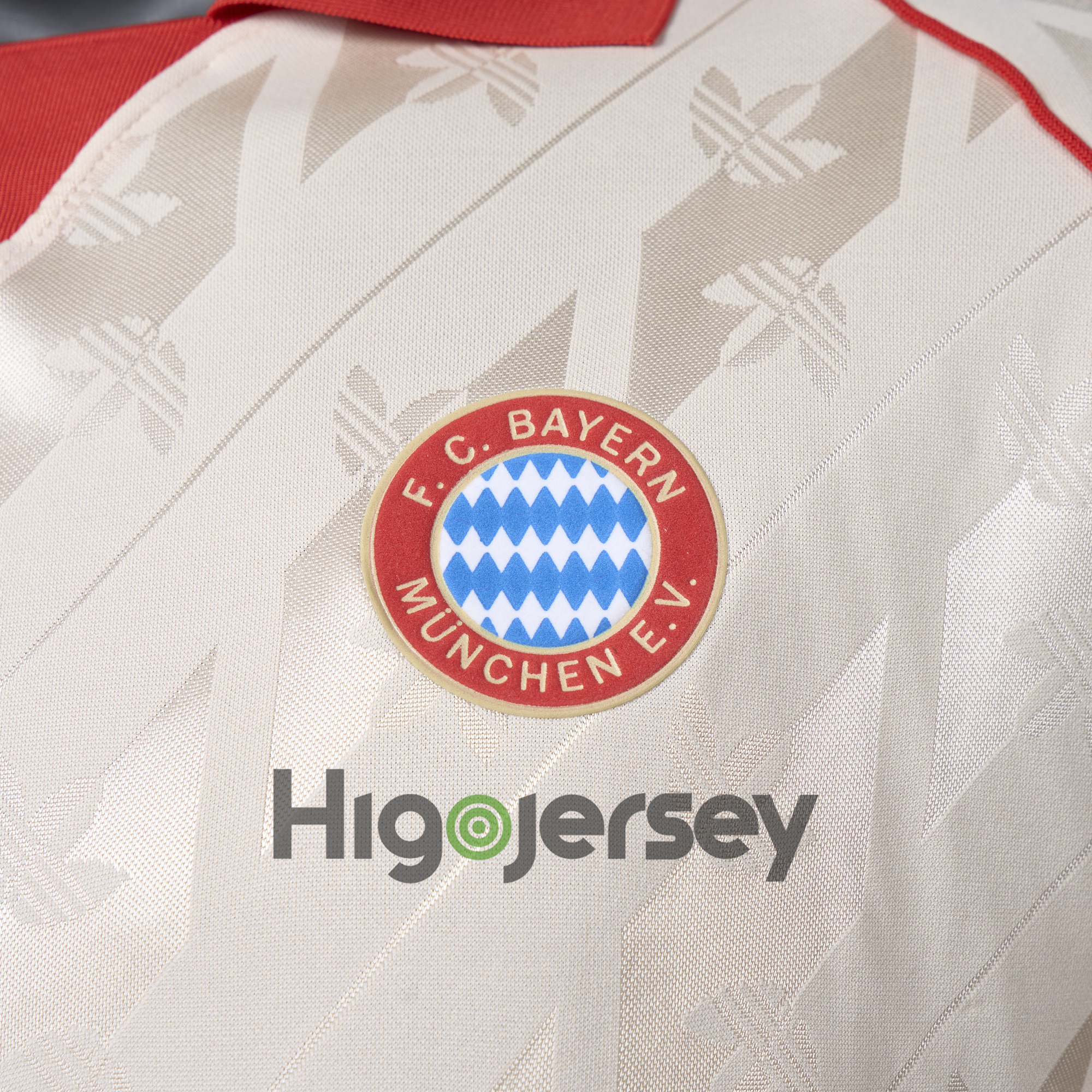 Higojerseys-Bayern Munich 24-25 Originals LFSTLR Long Sleeve Off White Jersey - Player Version
