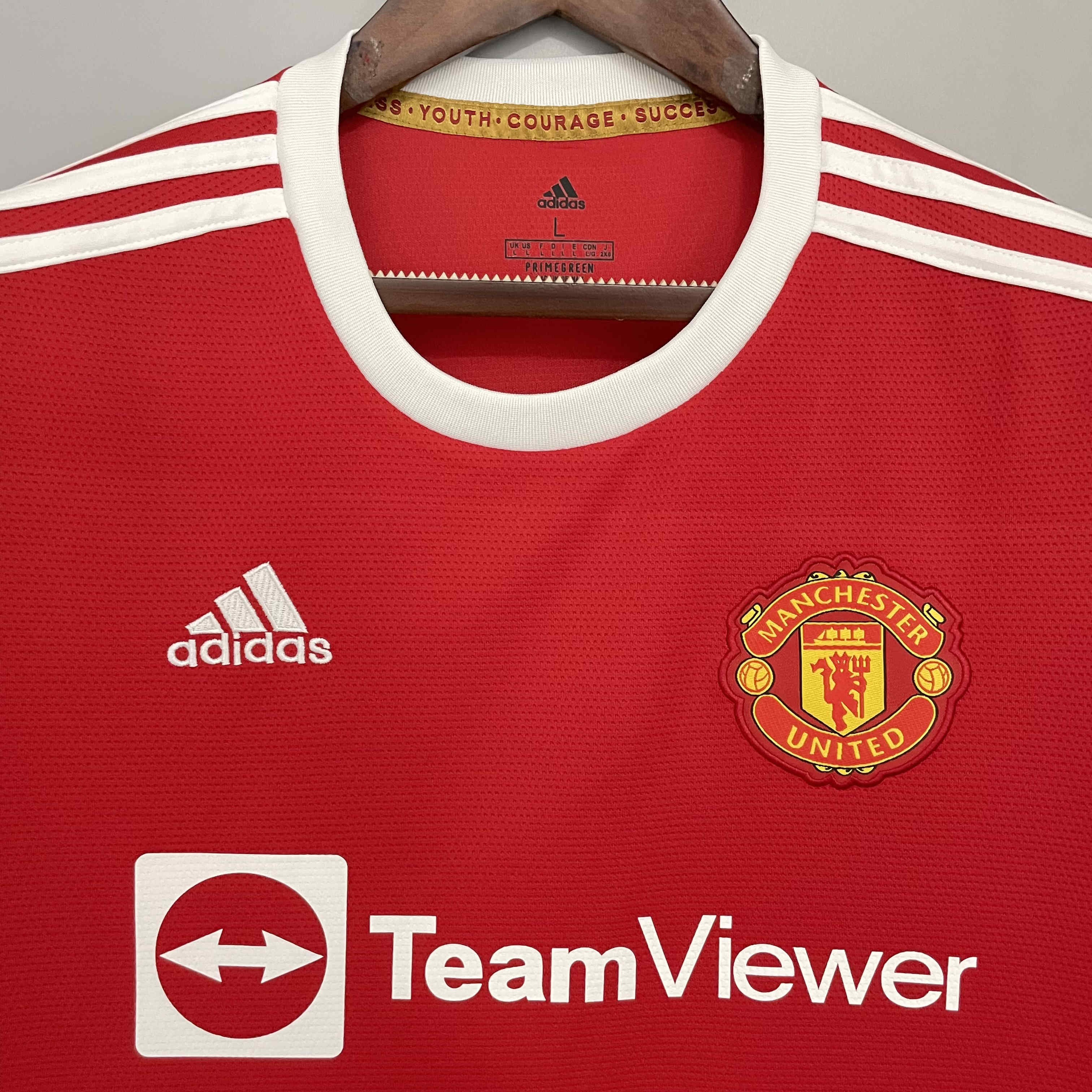 ManixJersey.com | Retro Manchester United 21-22 Home Jersey -Customize Name, Number and Patch | Worldwide Shipping