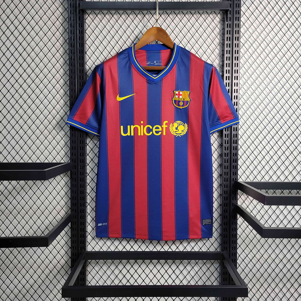 foot-Retro Barcelona 09-10 Home Stadium Jersey
