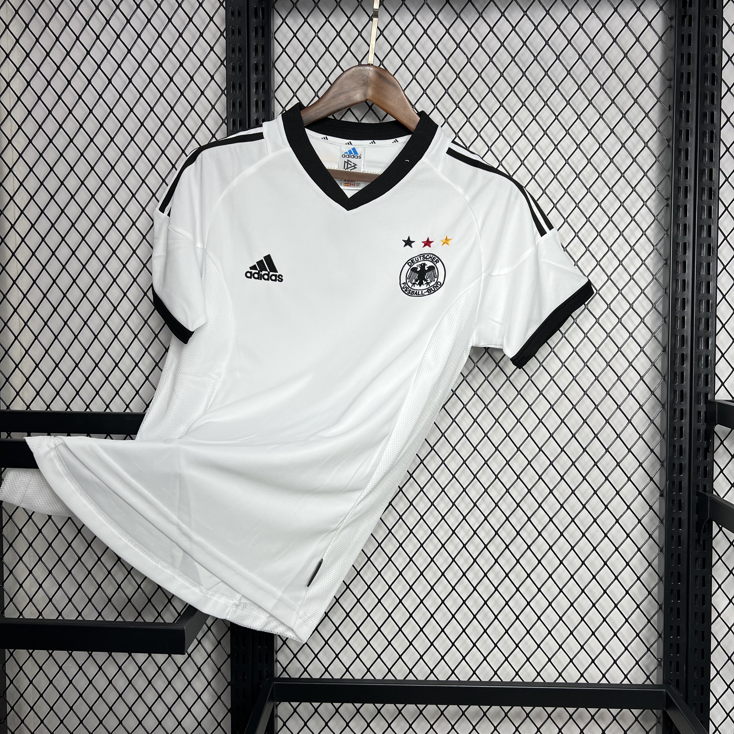 ManixJersey.com | Retro Germany 2002 Home Stadium Jersey -Customize Name, Number and Patch | Worldwide Shipping