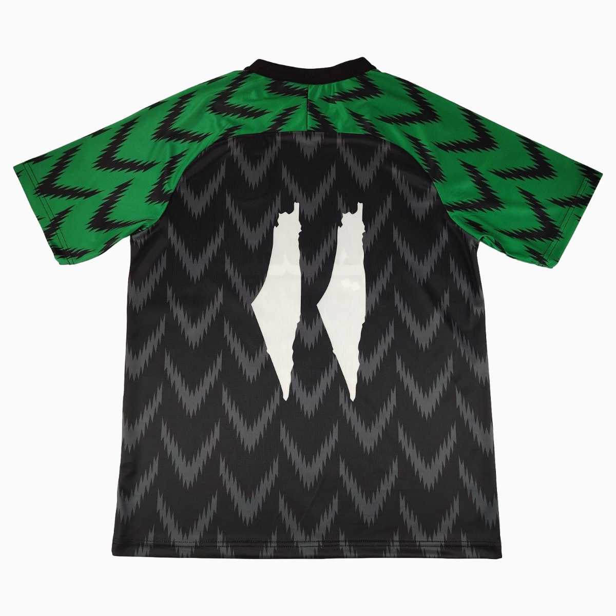 ManixJersey.com | FC Palestina 24-25 Black and Green Arrow Pattern Jersey with Arabic and Pattern -Customize Name, Number and Patch | Worldwide Shipping