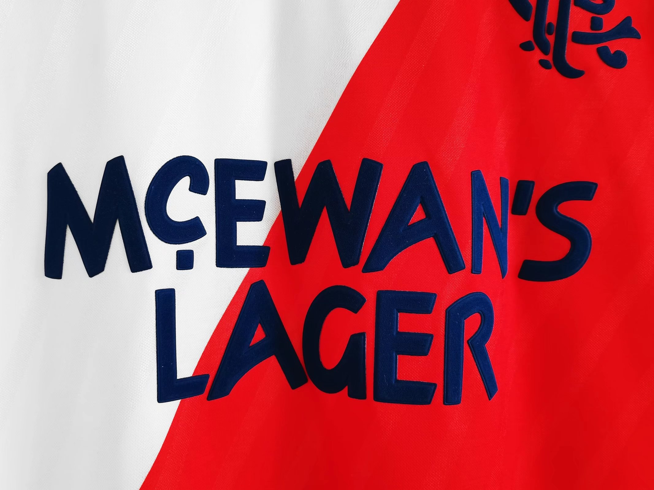 ManixJersey.com | Retro Glasgow Rangers 1987-88 Away Stadium Jersey -Customize Name, Number and Patch | Worldwide Shipping