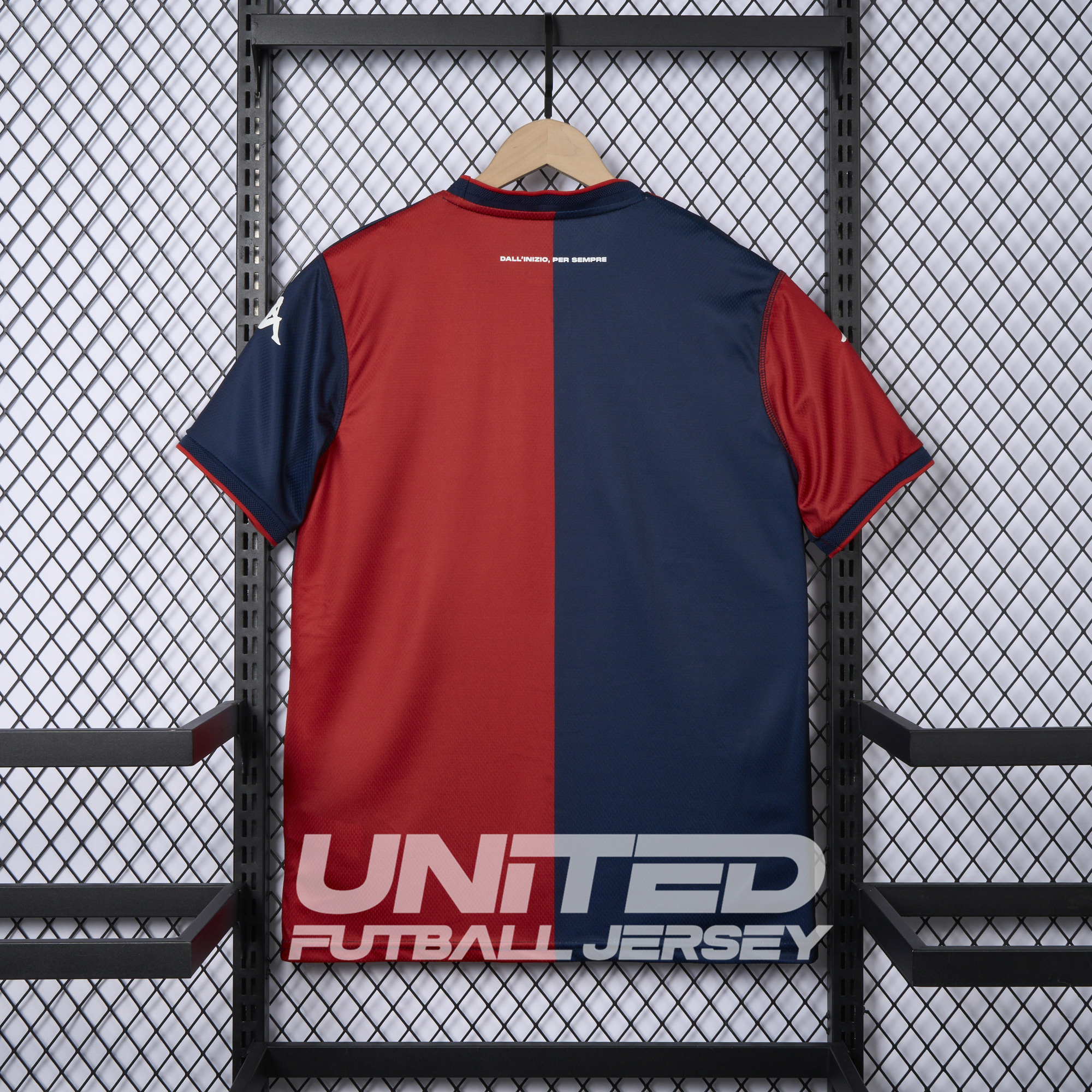 unitedfutballjersey-Genoa 24-25 Home Unsponsored Jersey - Fans Version