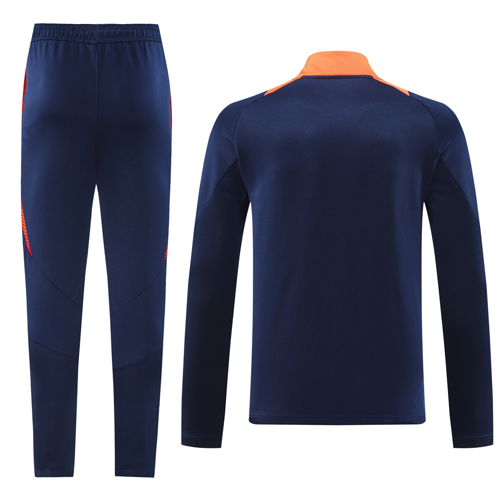 ManixJersey.com | Manchester United 24-25 Jacket Training Tracksuit - Royal Blue -Customize Name, Number and Patch | Worldwide Shipping