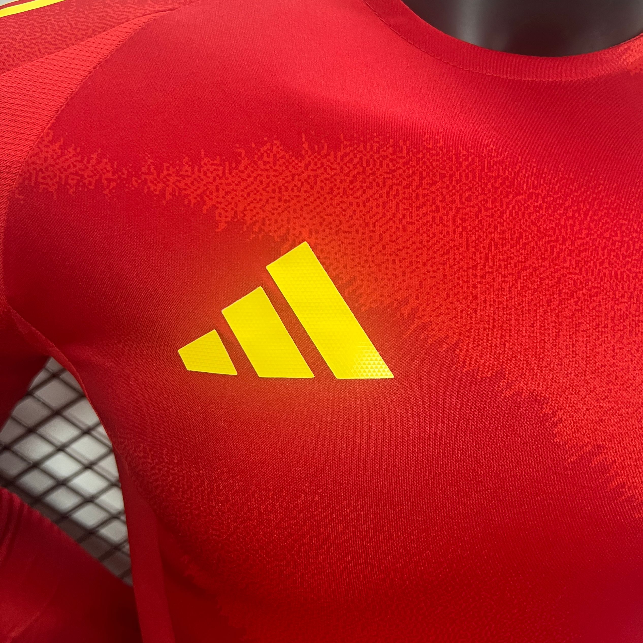 SIUjerseys-Spain 2024 Home Stadium Long Sleeve Jersey - Player Version