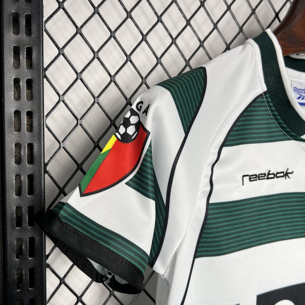 SIUjerseys-Retro Sporting CP 2001-03 Home Stadium Kids Kit