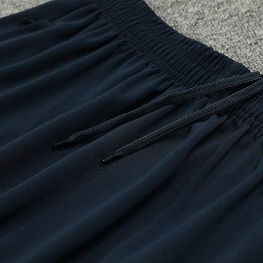 JerseysGala.com | Barcelona 24-25 Long Sleeve Training Set - Deep Blue -Customize Name, Number and Patch | Worldwide Shipping