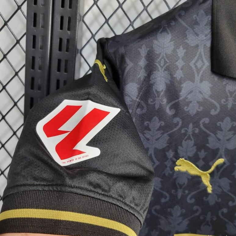 ManixJersey.com | Valencia 24-25 Black Away Jersey - Fans Version -Customize Name, Number and Patch | Worldwide Shipping