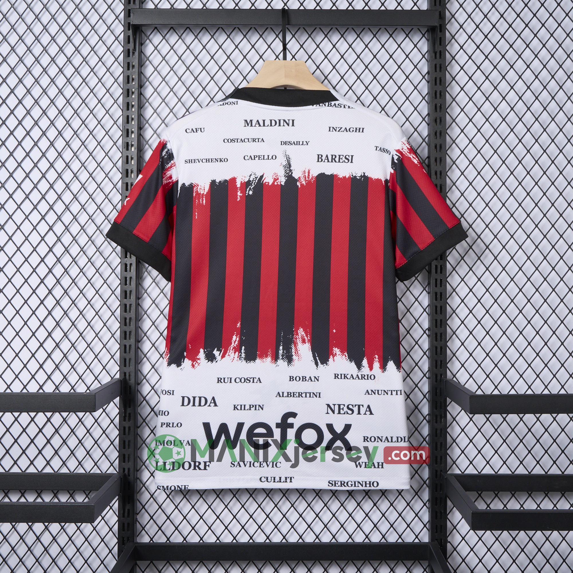 ManixJersey.com | Retro AC Milan 22-23 Legendary Stars Special Edition Jersey - Fans Version -Customize Name, Number and Patch | Worldwide Shipping