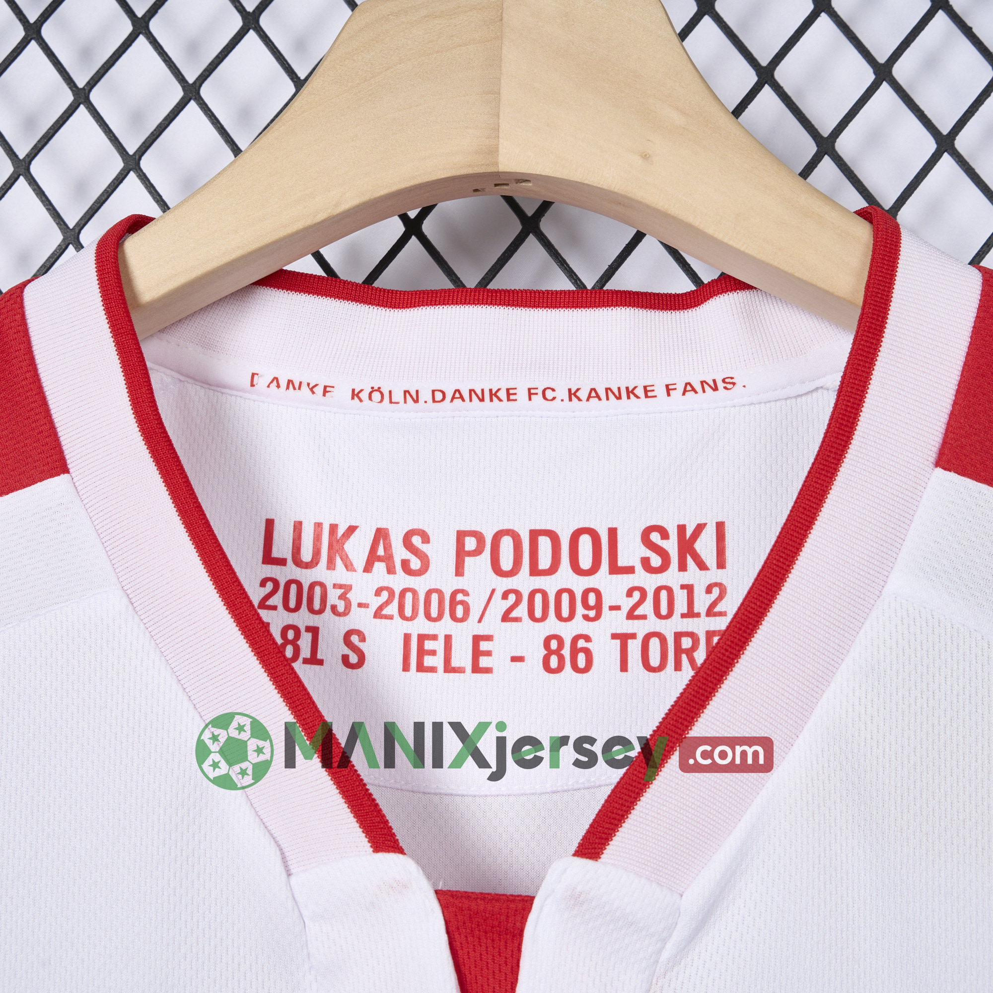 ManixJersey.com | Klon 24-25 Podolski Special Edition Jersey - Fans Version -Customize Name, Number and Patch | Worldwide Shipping