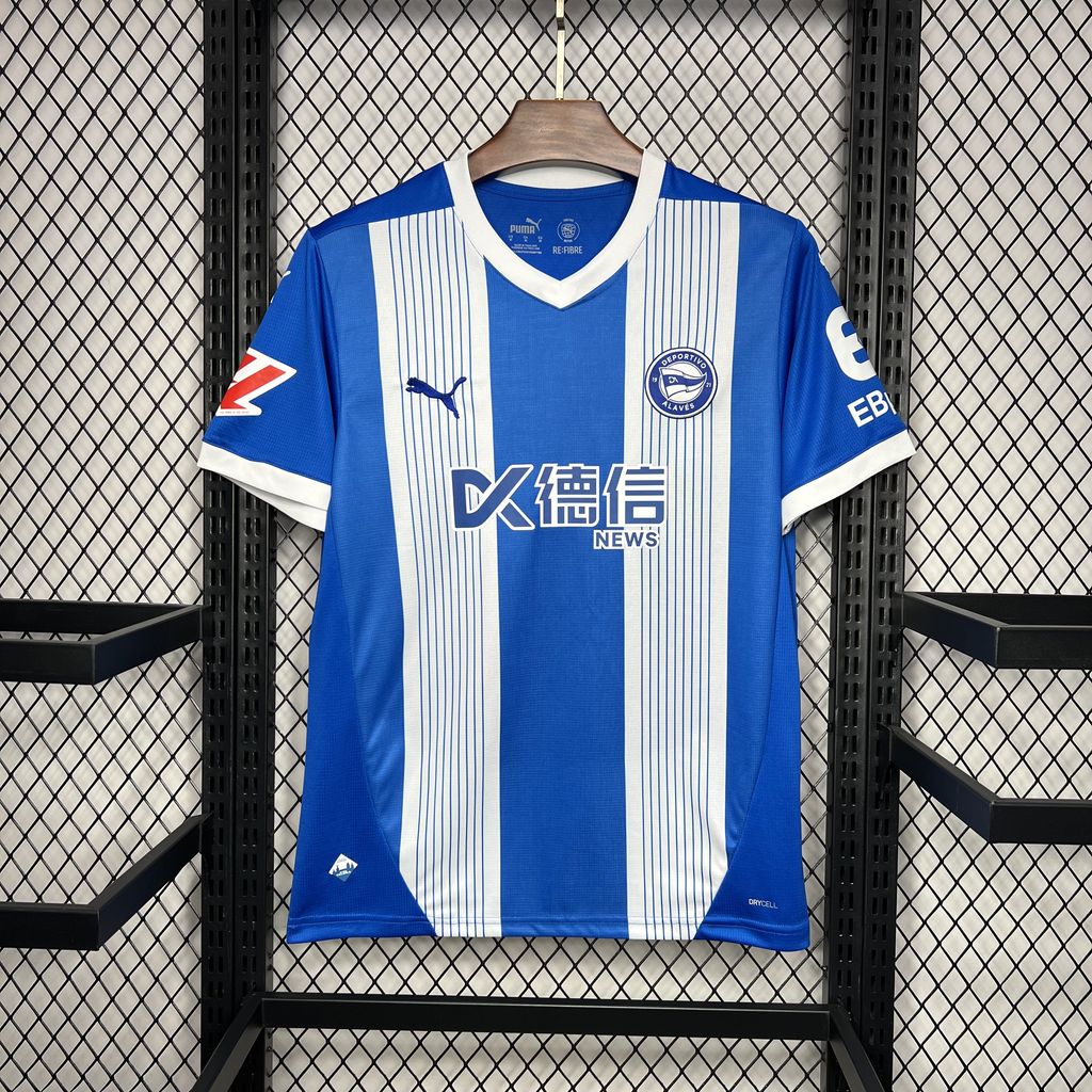 SIUjerseys-Deportivo Alavés 24-25 Home Stadium Jersey - Fans Version