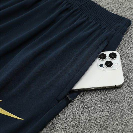 JerseysGala.com | Barcelona 24-25 Long Sleeve Training Set - Deep Blue -Customize Name, Number and Patch | Worldwide Shipping