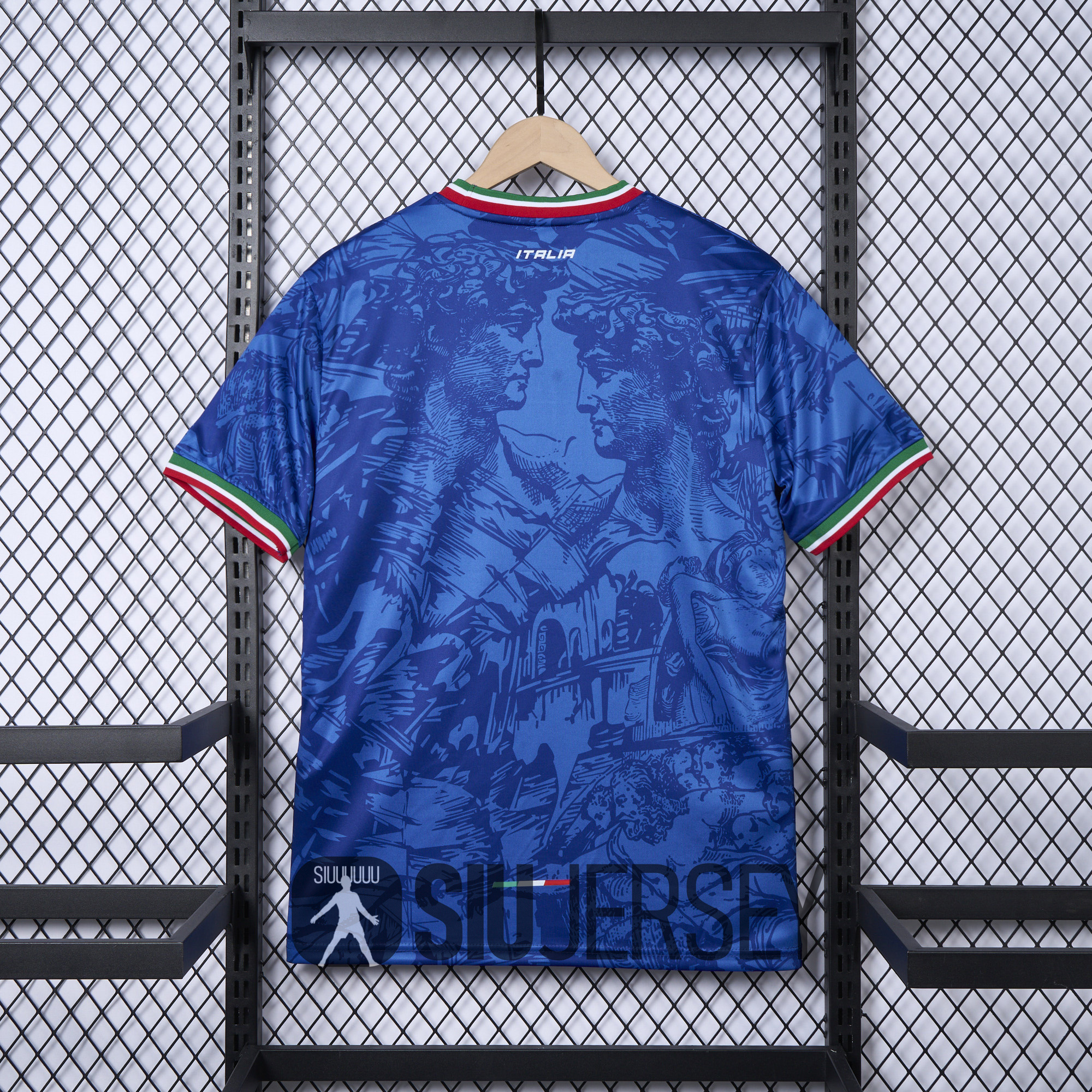 SIUjerseys-Italy 2024 Blue Special Edition Jersey - Fans Version