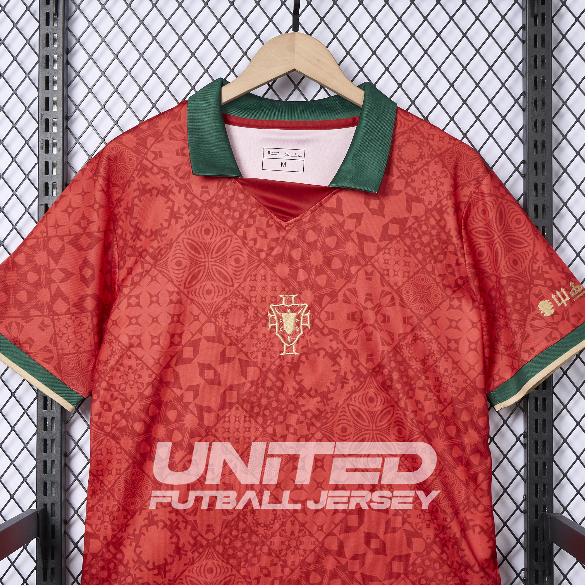 unitedfutballjersey-Portugal 2024-25 COMMA C.Ronaldo Jersey - Fans Version