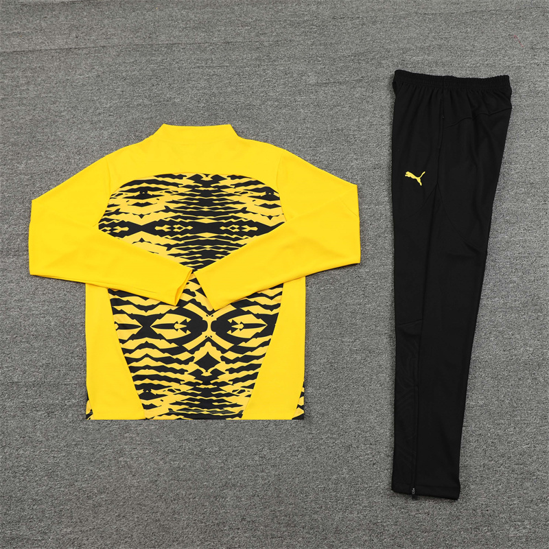 JerseysGala.com | Dortmund 24-25 Long Sleeve Training Set - Yellow Camouflage -Customize Name, Number and Patch | Worldwide Shipping