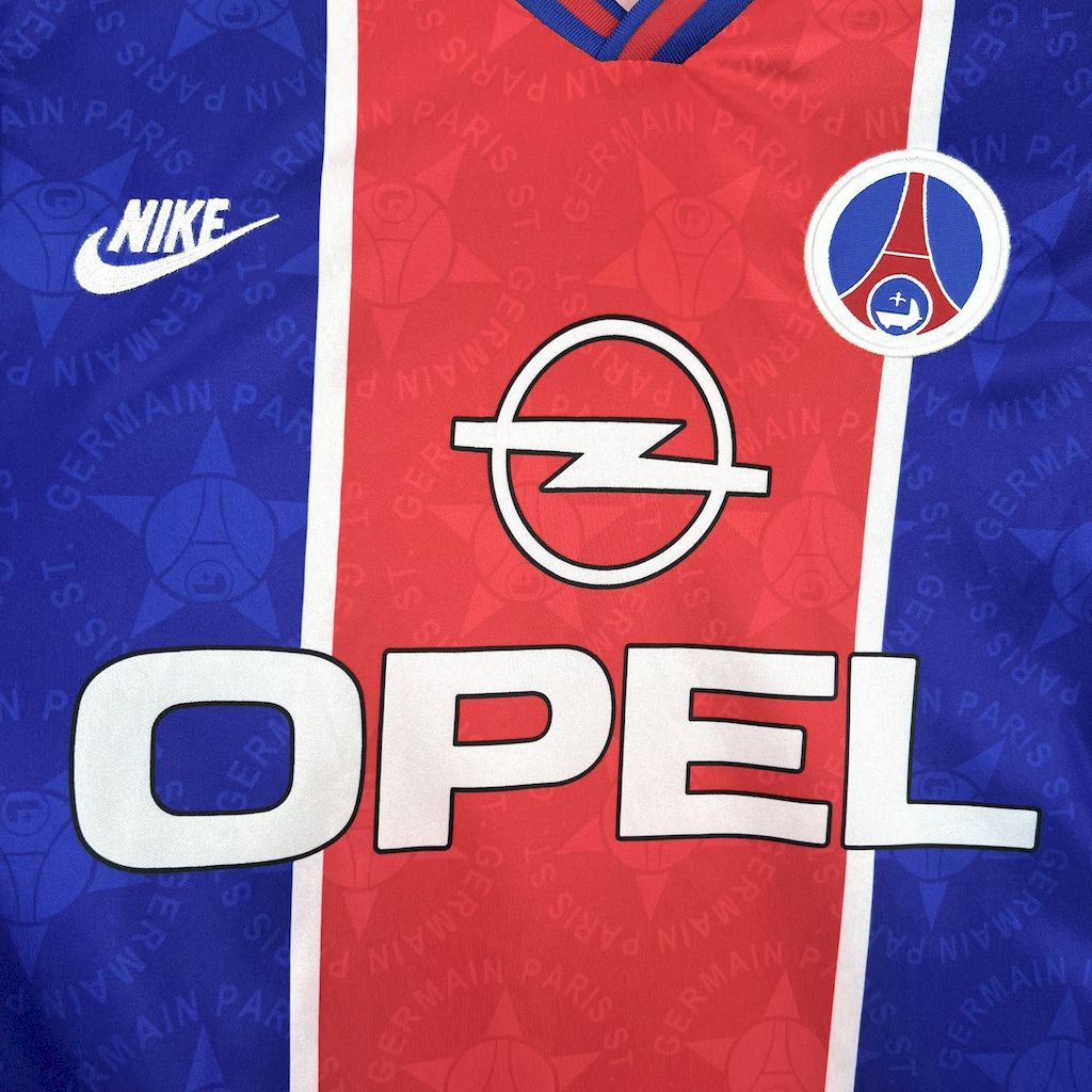 ManixJersey.com | Retro Paris Saint-Germain PSG 1995-96 Home Jersey -Customize Name, Number and Patch | Worldwide Shipping
