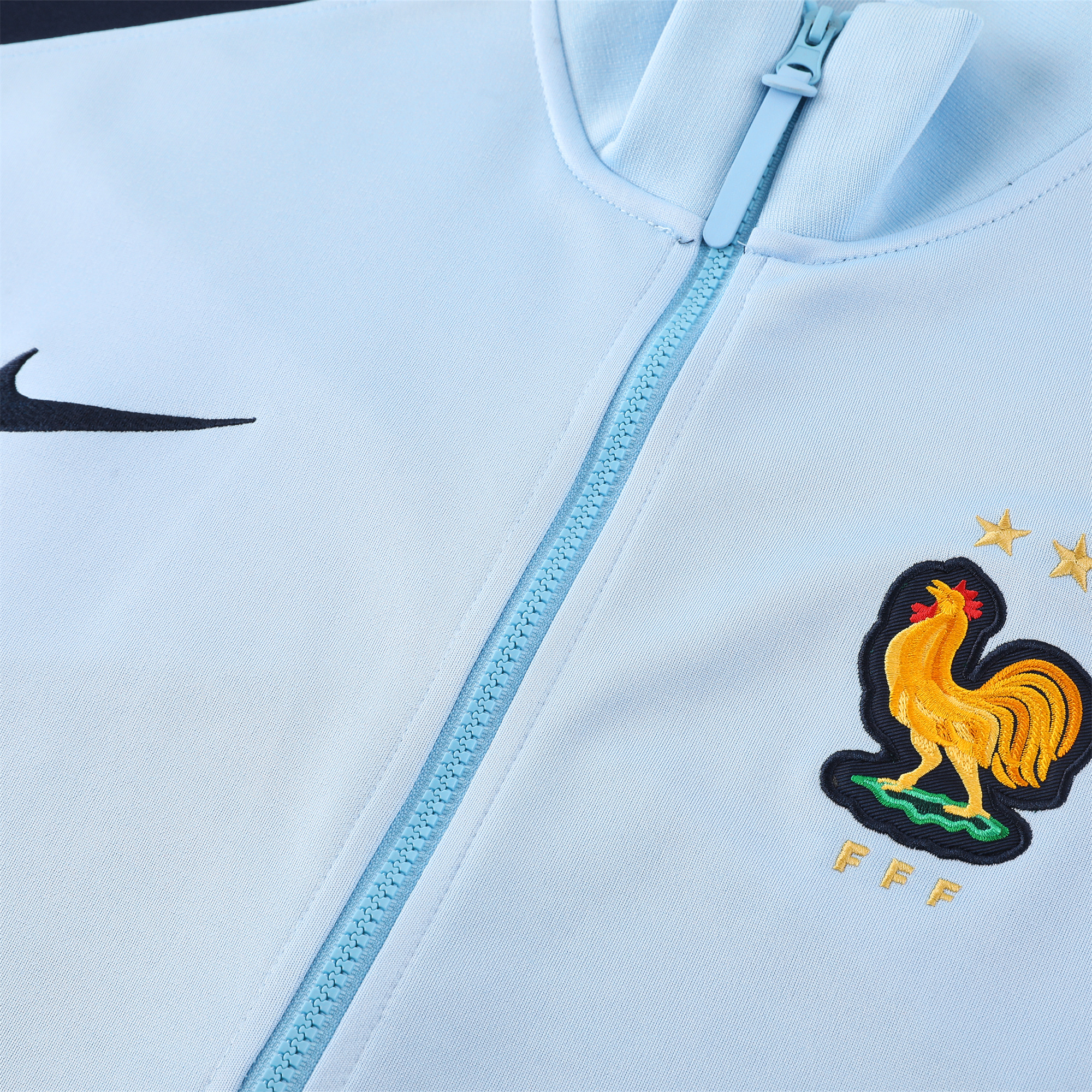 SIUjerseys-France 24-25 Jacket Training Tracksuit - Sky Blue