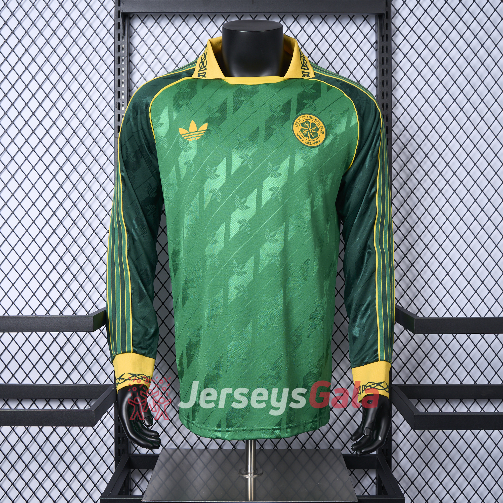 JerseysGala.com | Celtic 24-25 Originals LFSTLR Long Sleeve Green Jersey - Player Version -Customize Name, Number and Patch | Worldwide Shipping