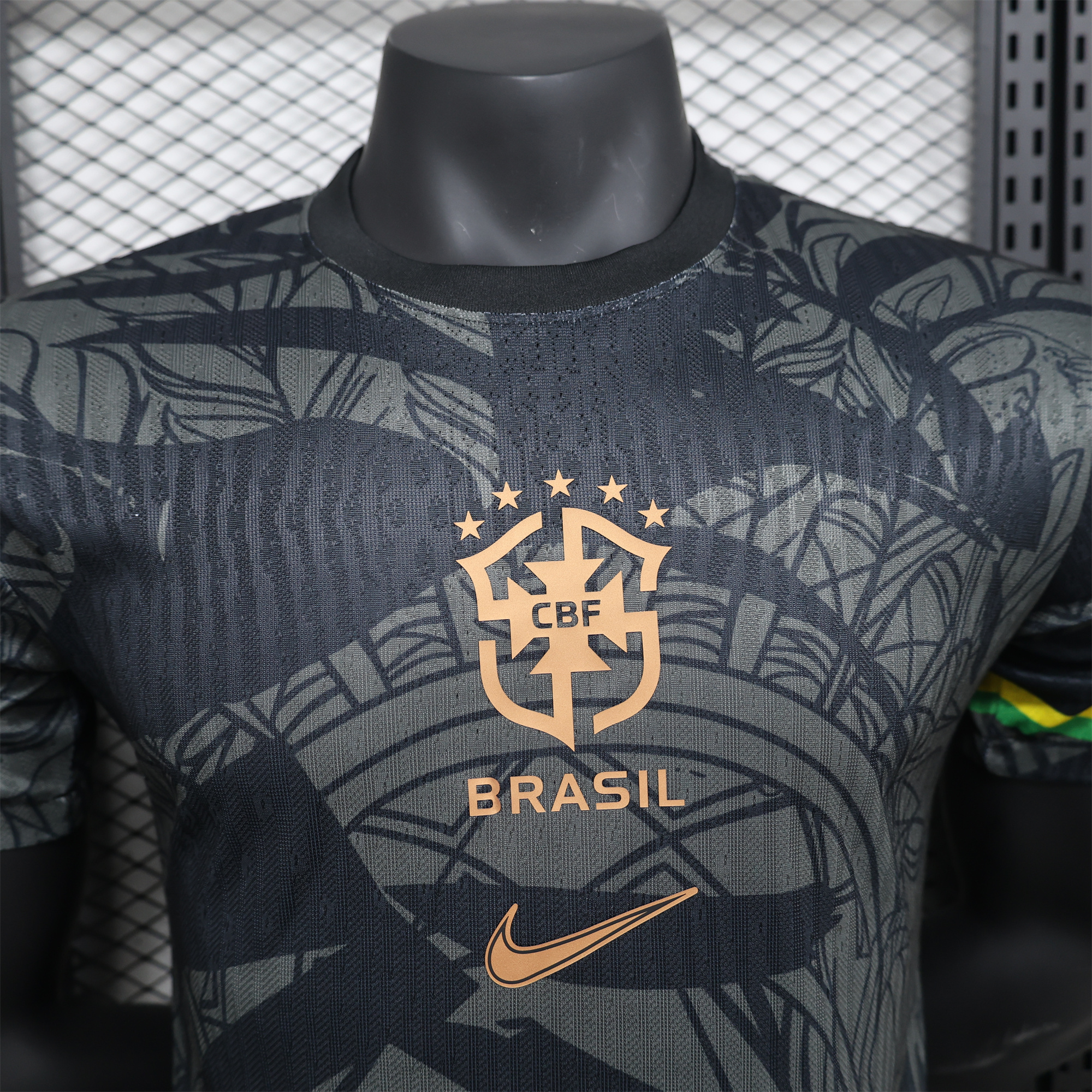ManixJersey.com | Brazil 2024 Black Face Graffiti Jersey - Player Version -Customize Name, Number and Patch | Worldwide Shipping