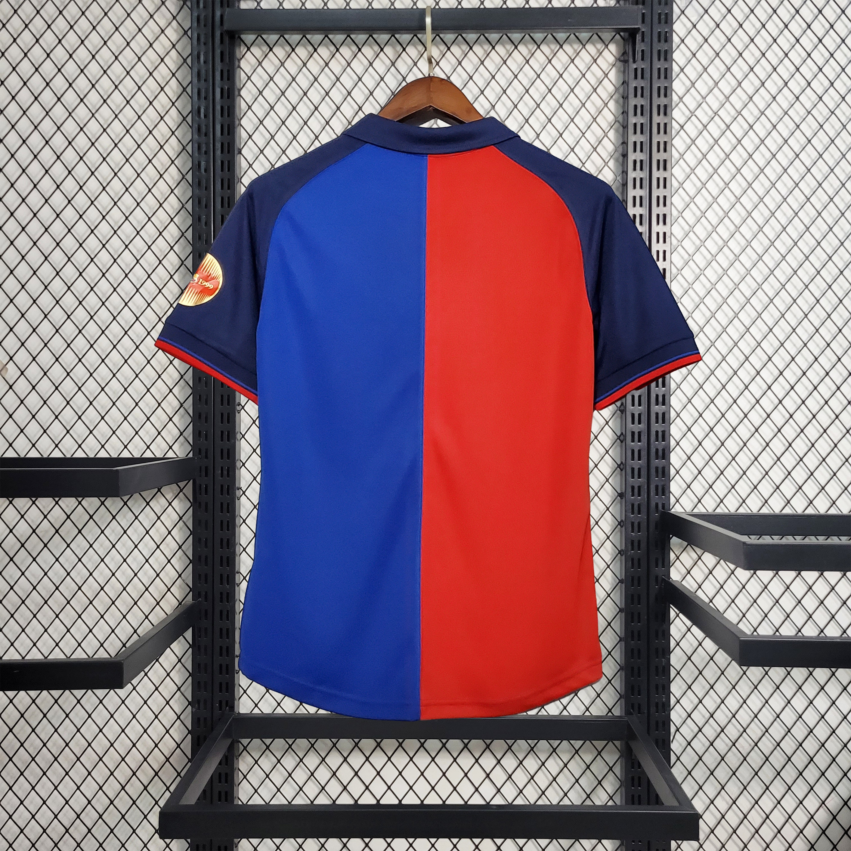 SIUjerseys-Retro Barcelona 99-00 Home Stadium Jersey