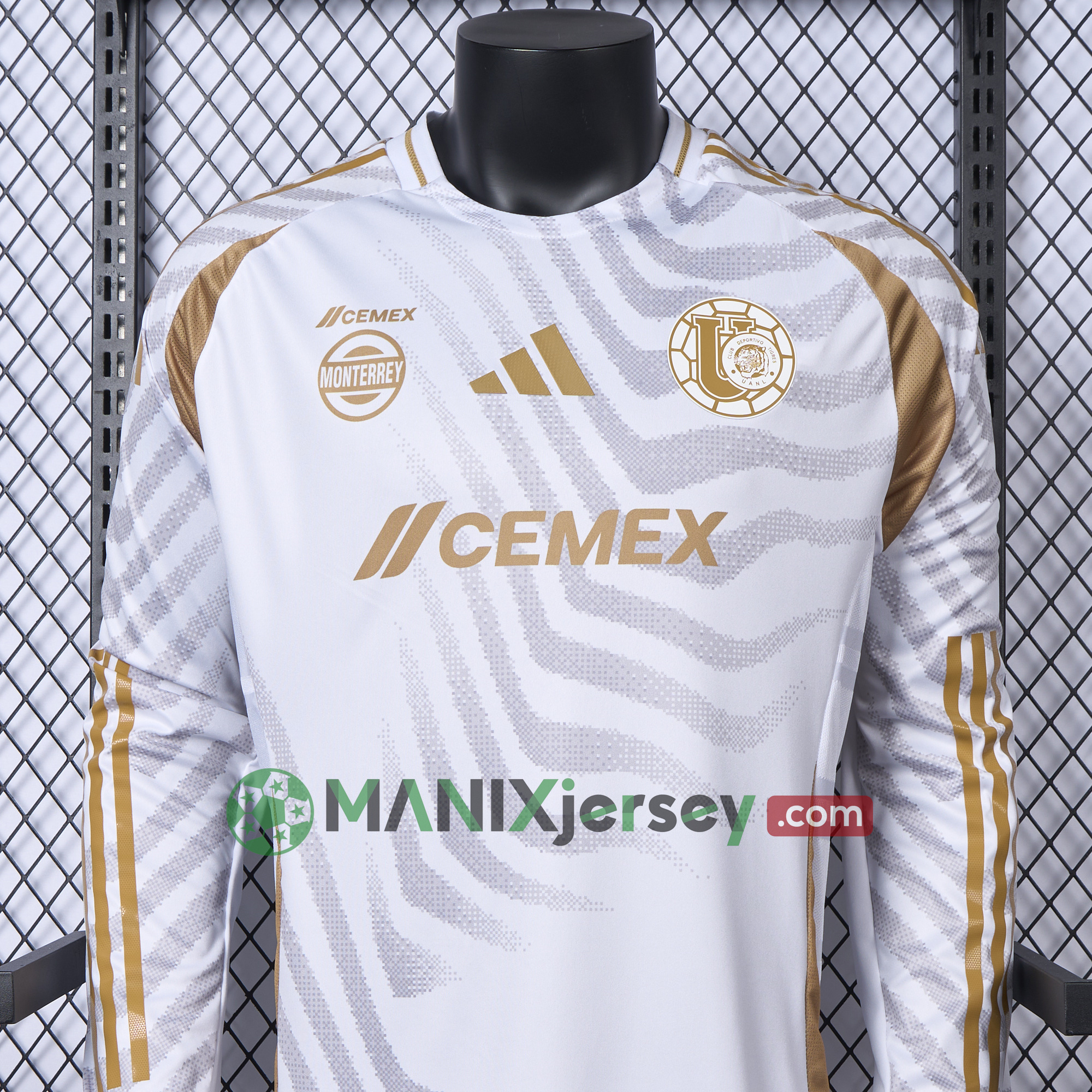 ManixJersey.com | Tigres UANL 24-25 Third Long Sleeves Jersey - Player Version -Customize Name, Number and Patch | Worldwide Shipping