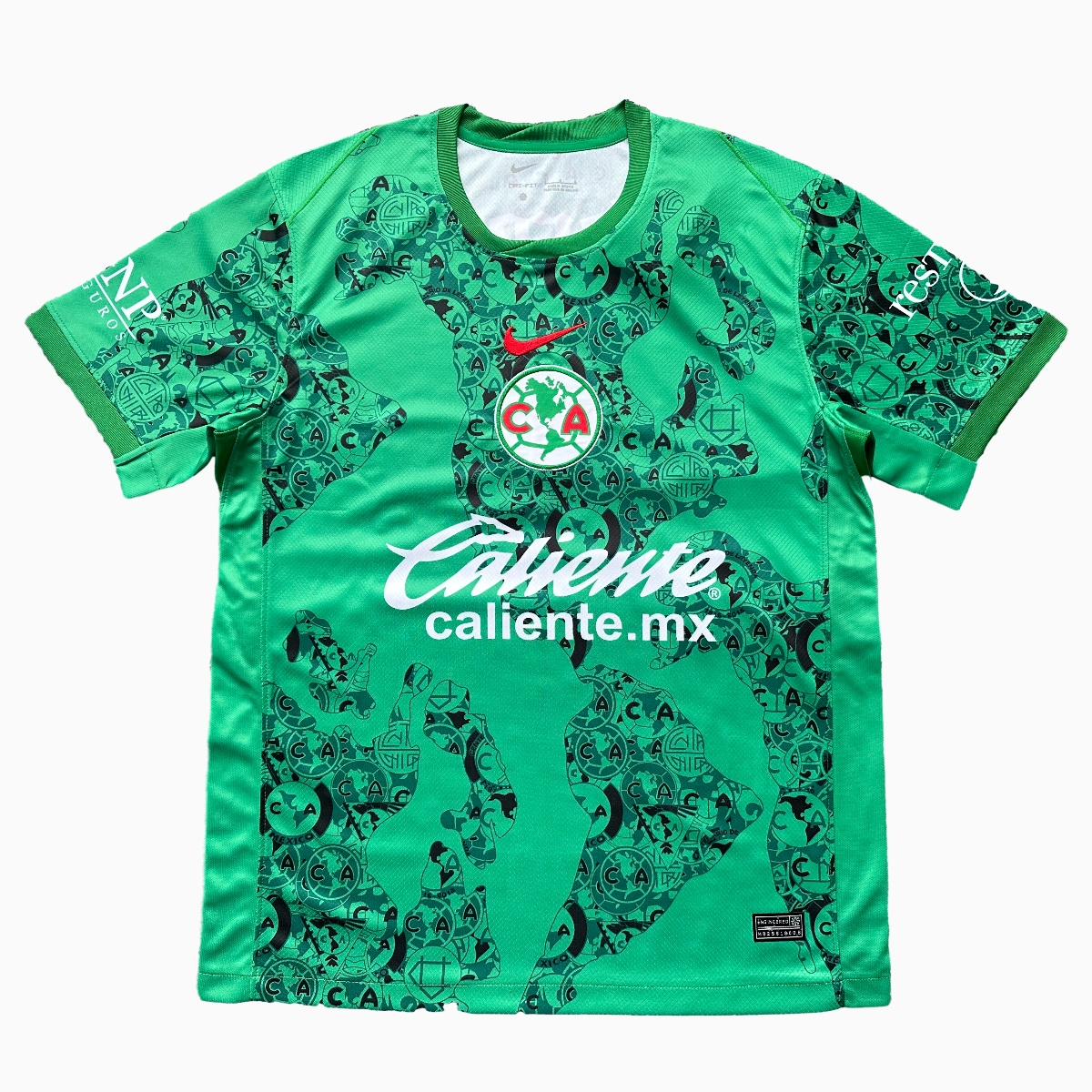 ManixJersey.com | Club América 24-25 Green Goalkeeper Jersey - Fans Version -Customize Name, Number and Patch | Worldwide Shipping