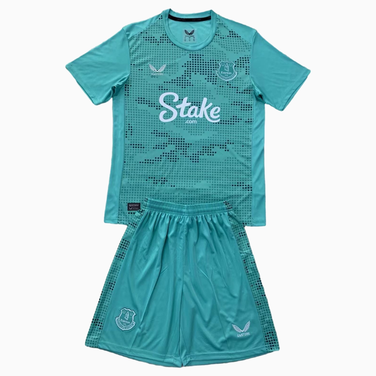 JerseysGala.com | Everton 24-25 Lake Blue Goalkeeper Men's Adult Jersey Set - Fans Version -Customize Name, Number and Patch | Worldwide Shipping