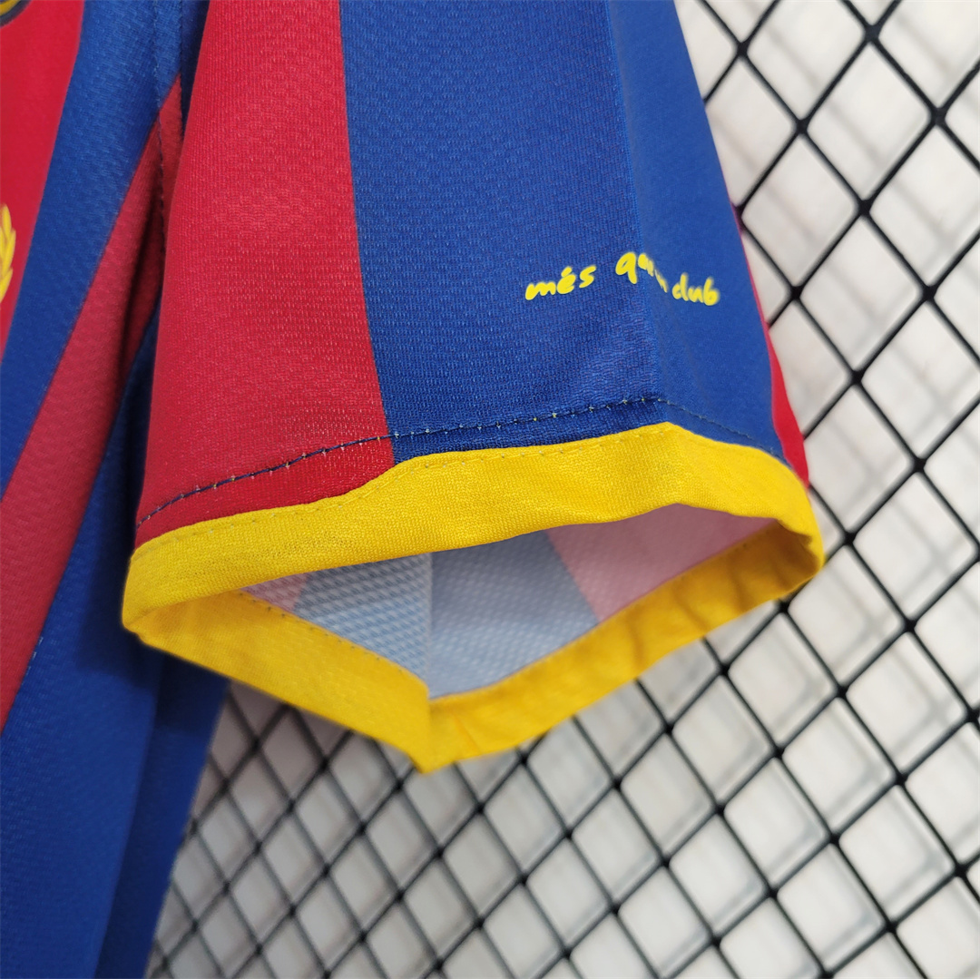 ManixJersey.com | Retro Barcelona 10-11 Home Stadium Jersey -Customize Name, Number and Patch | Worldwide Shipping