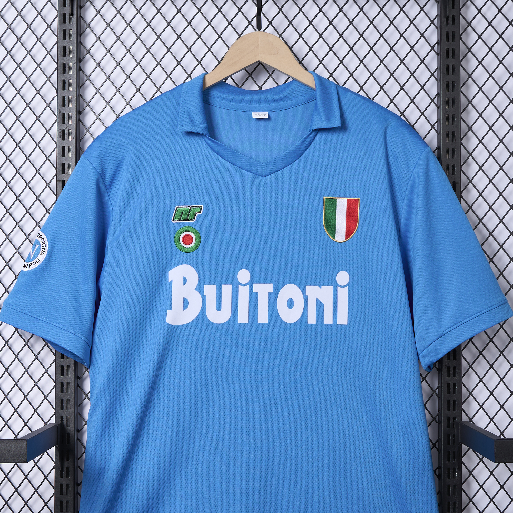 JerseysGala.com | Retro Napoli 1987-88 Home Stadium Jersey -Customize Name, Number and Patch | Worldwide Shipping