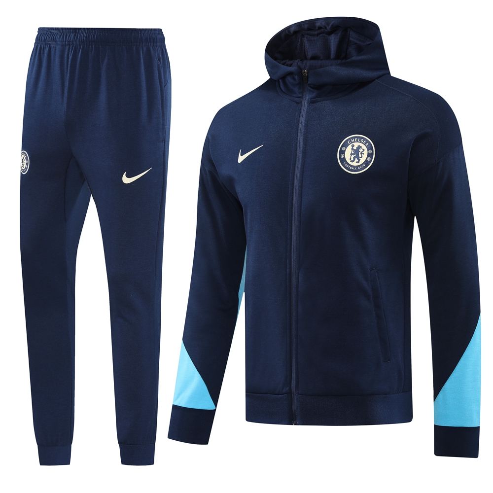 SIUjerseys-C.H.E.L.S.E.A 24-25 Jacket Training Tracksuit - Deep Blue