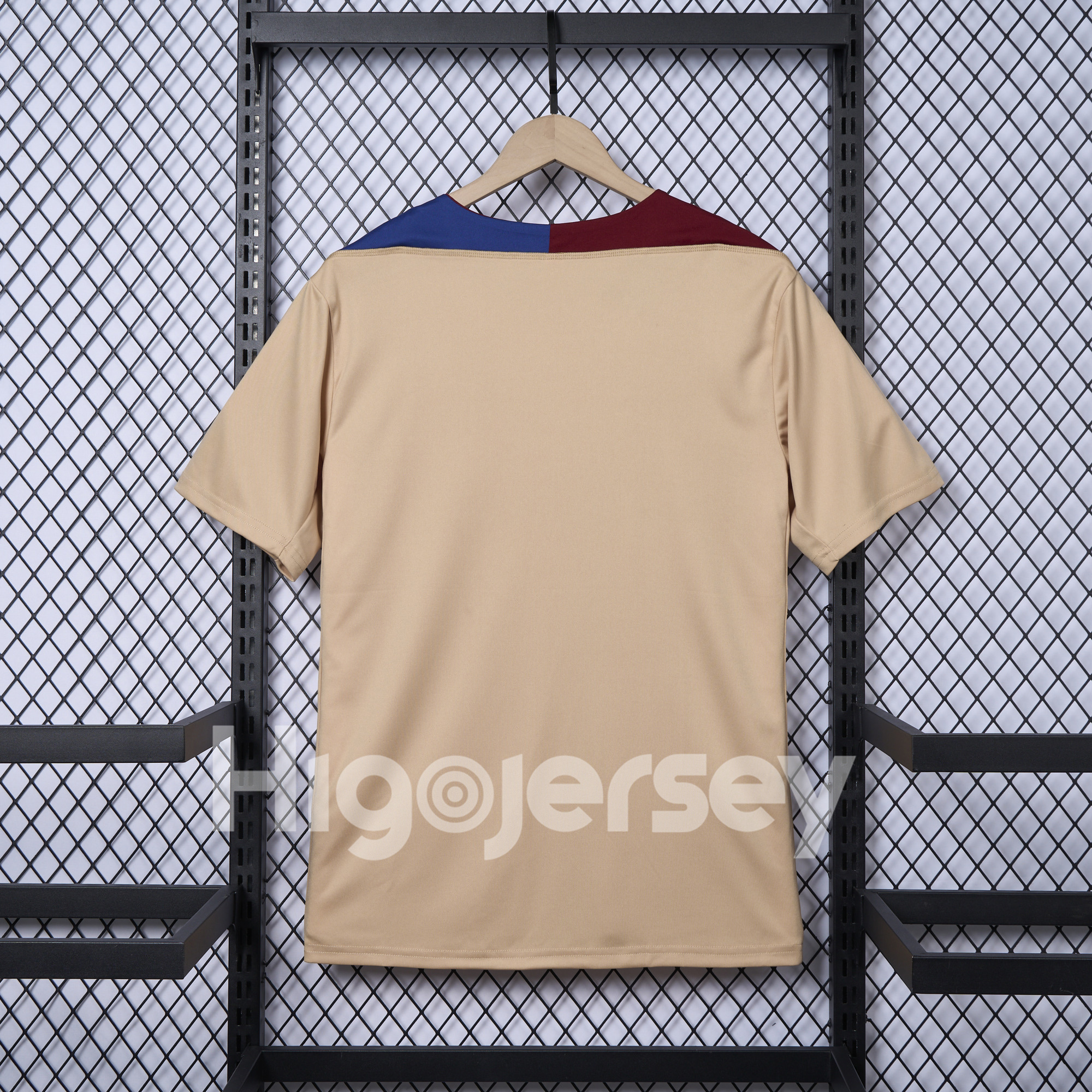 Higojerseys-Barcelona 24-25 Frick Same Style Coach Training Shirt - Gold