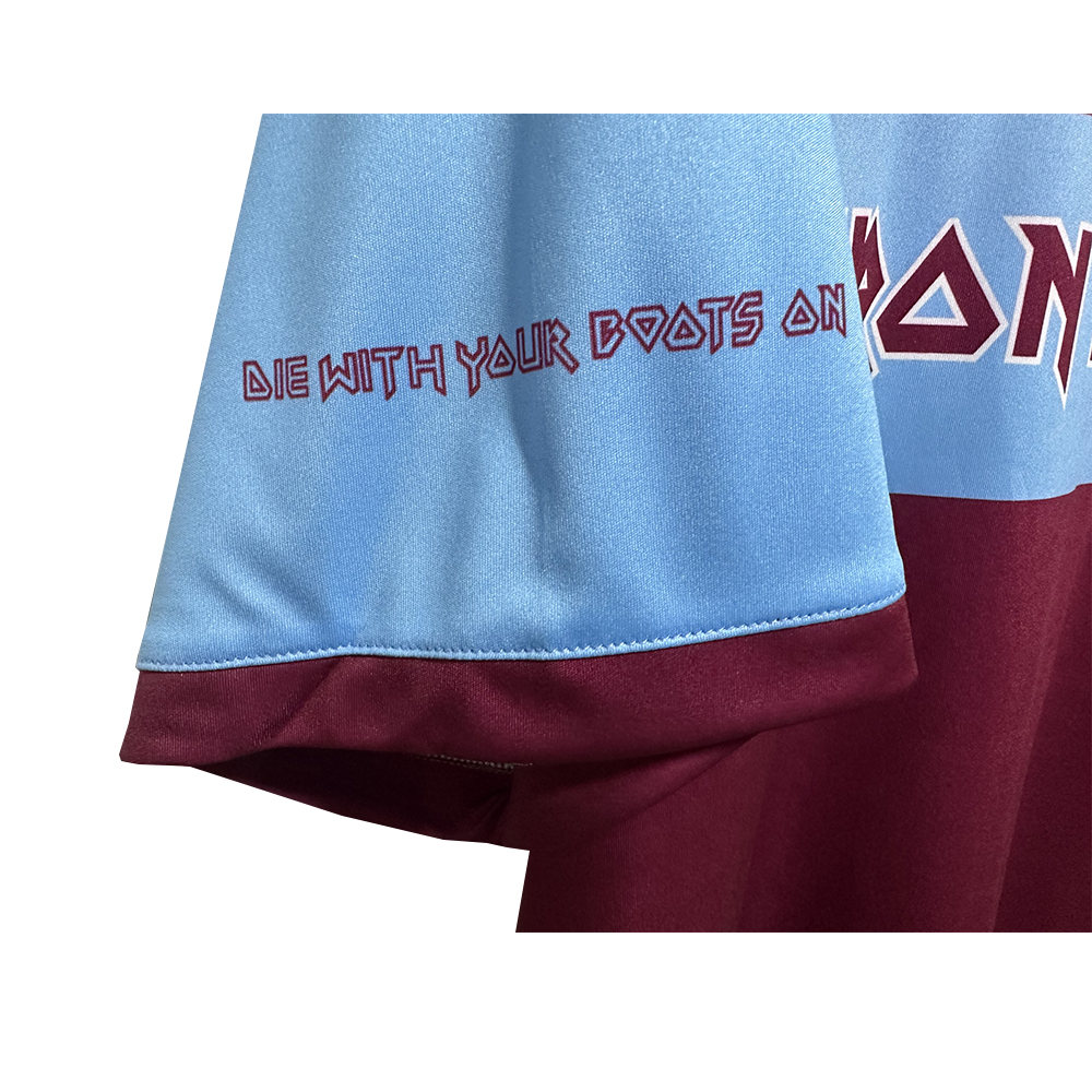JerseysGala.com | Iron Maiden x West Ham Home Special Edition Jersey - with 11 print -Customize Name, Number and Patch | Worldwide Shipping