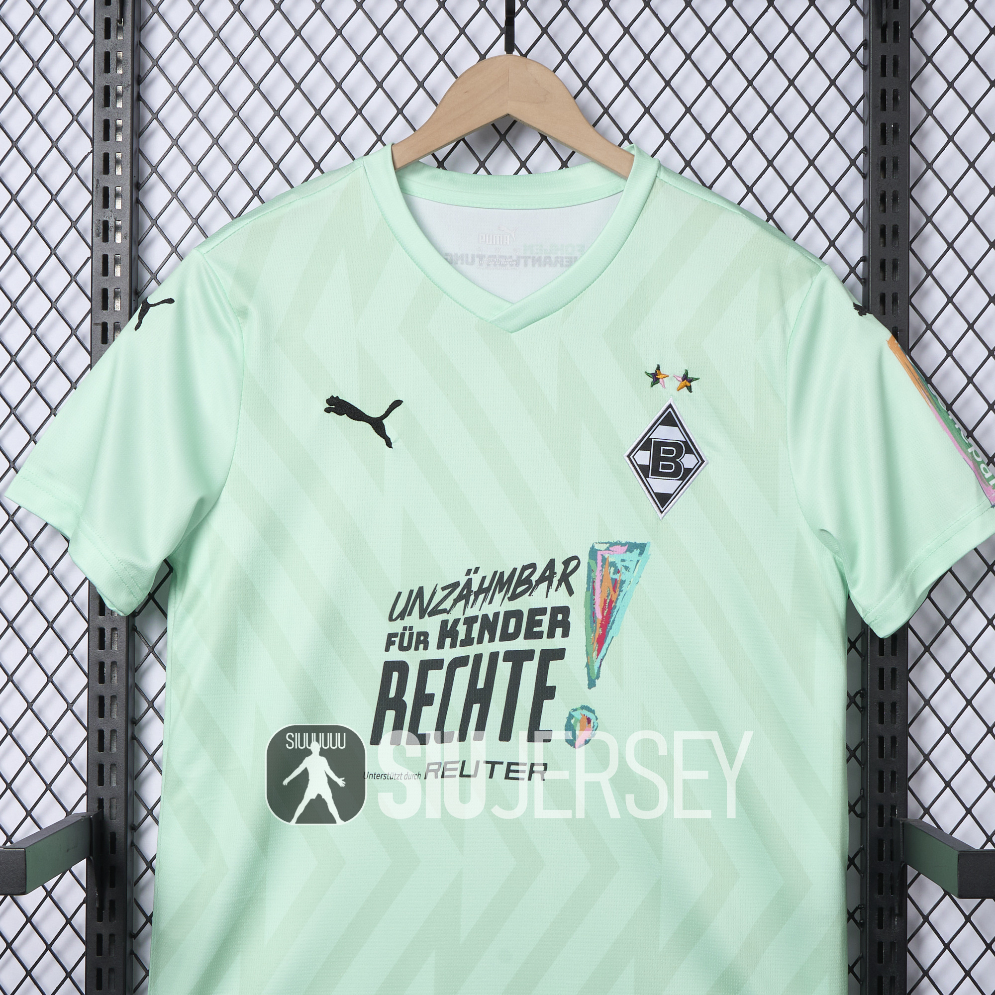 SIUjerseys-Borussia Mönchengladbach 24-25 World Children's Day Special Jersey - Fans Version