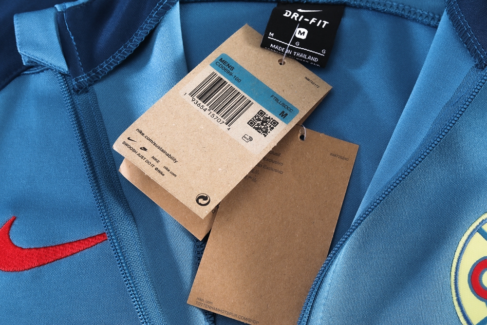 ManixJersey.com | Club América 24-25 Jacket Training Tracksuit - Blue -Customize Name, Number and Patch | Worldwide Shipping