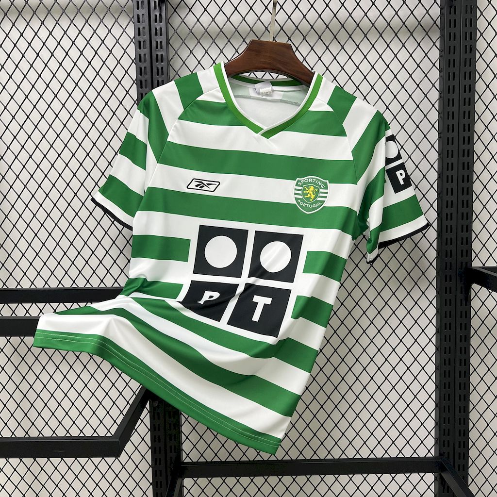 foot-Retro Sporting CP 03-04 Home Stadium Jersey