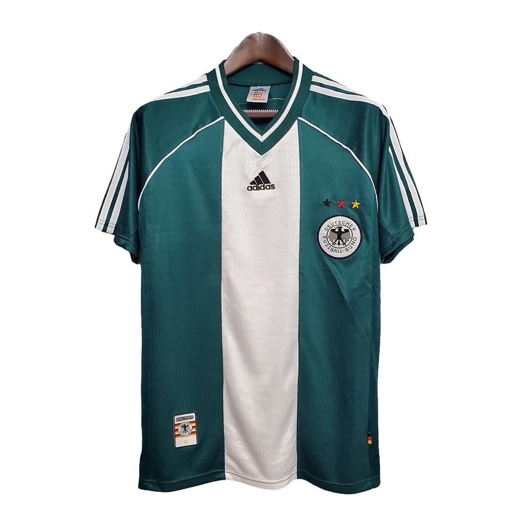 JerseysGala.com | Retro Germany 1998 Away Stadium Jersey -Customize Name, Number and Patch | Worldwide Shipping