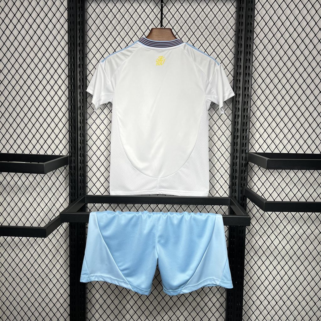 SIUjerseys-Aston Villa 24-25 Away Kids Kit