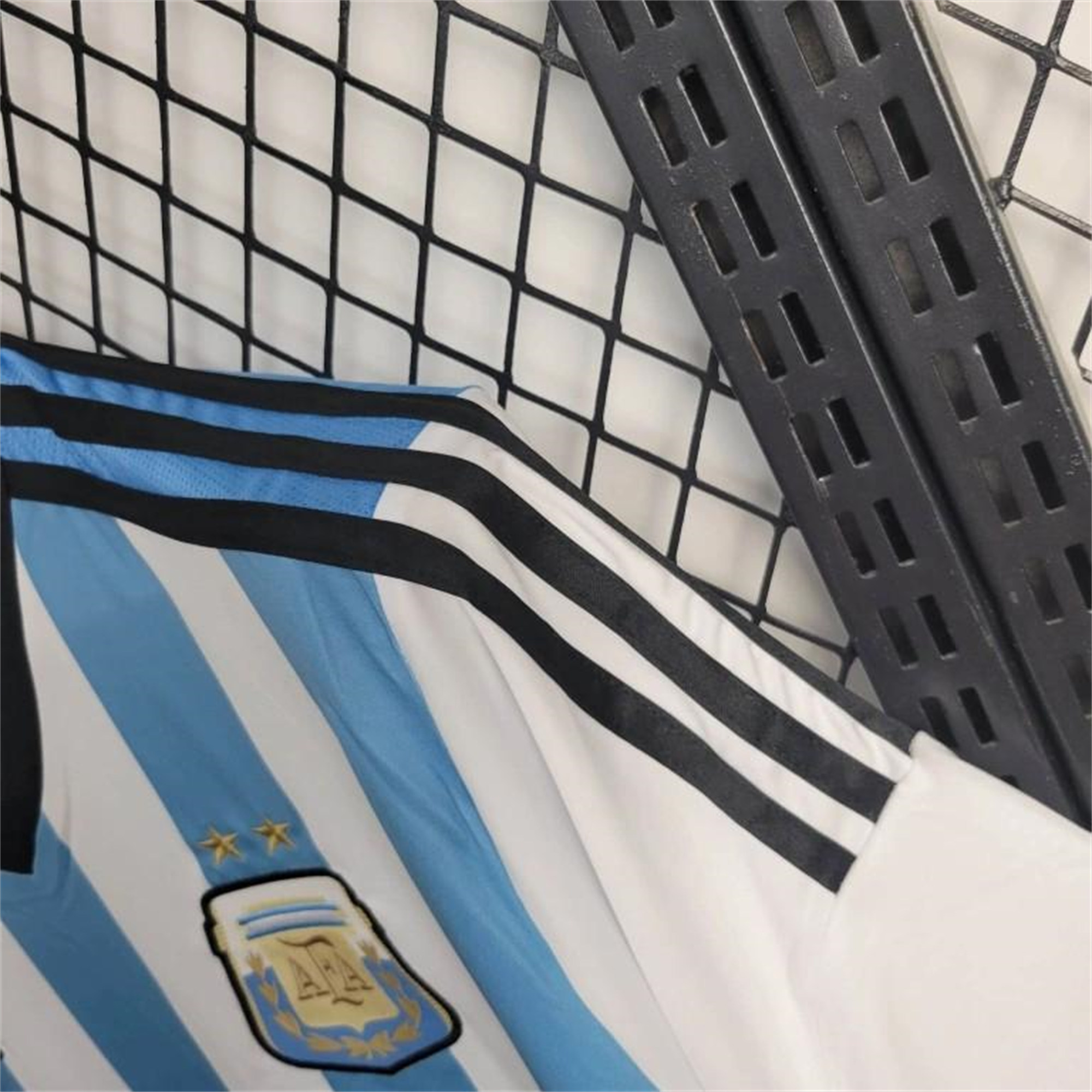 foot-Retro Argentina 2014 Home Stadium Jersey