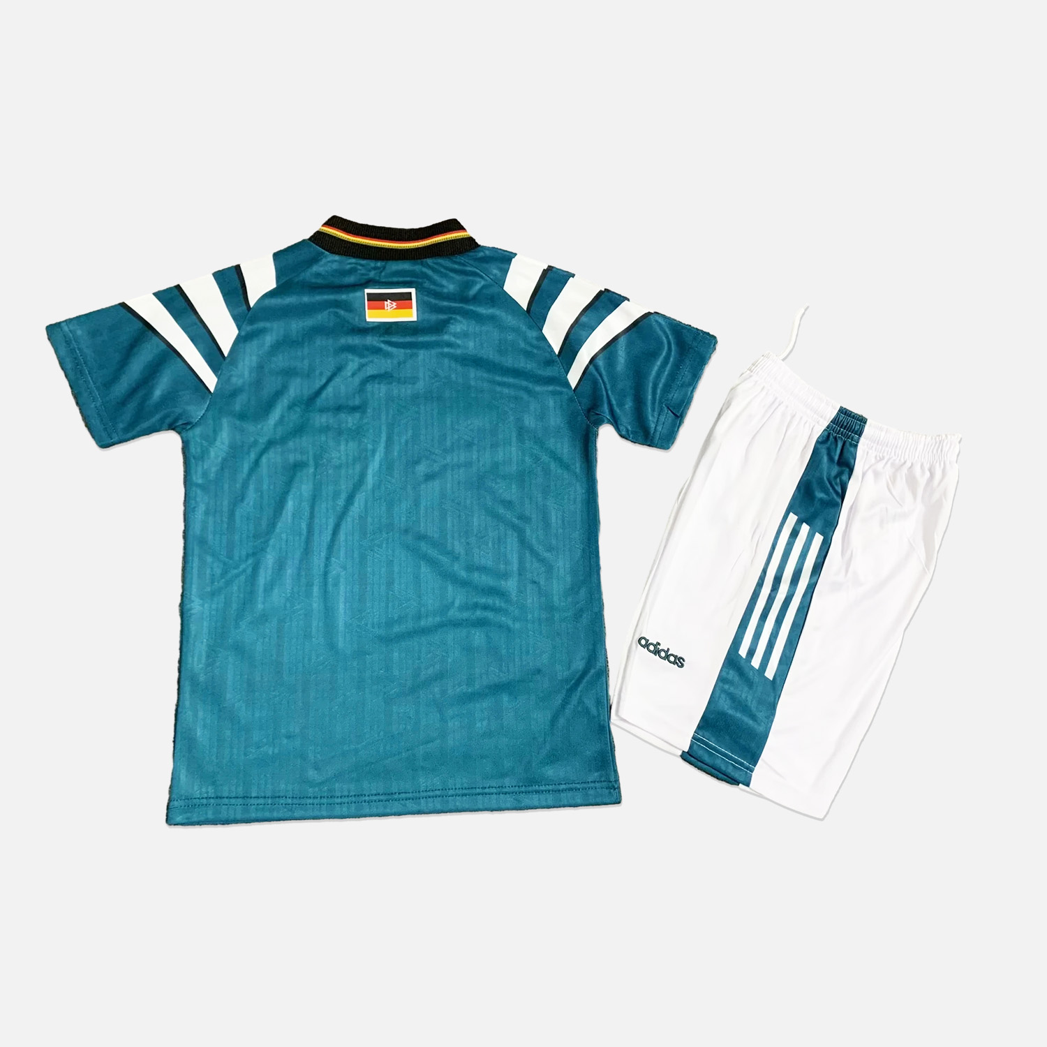 GlobeJersey-Retro Germany 1996 Away Stadium Kids Kit