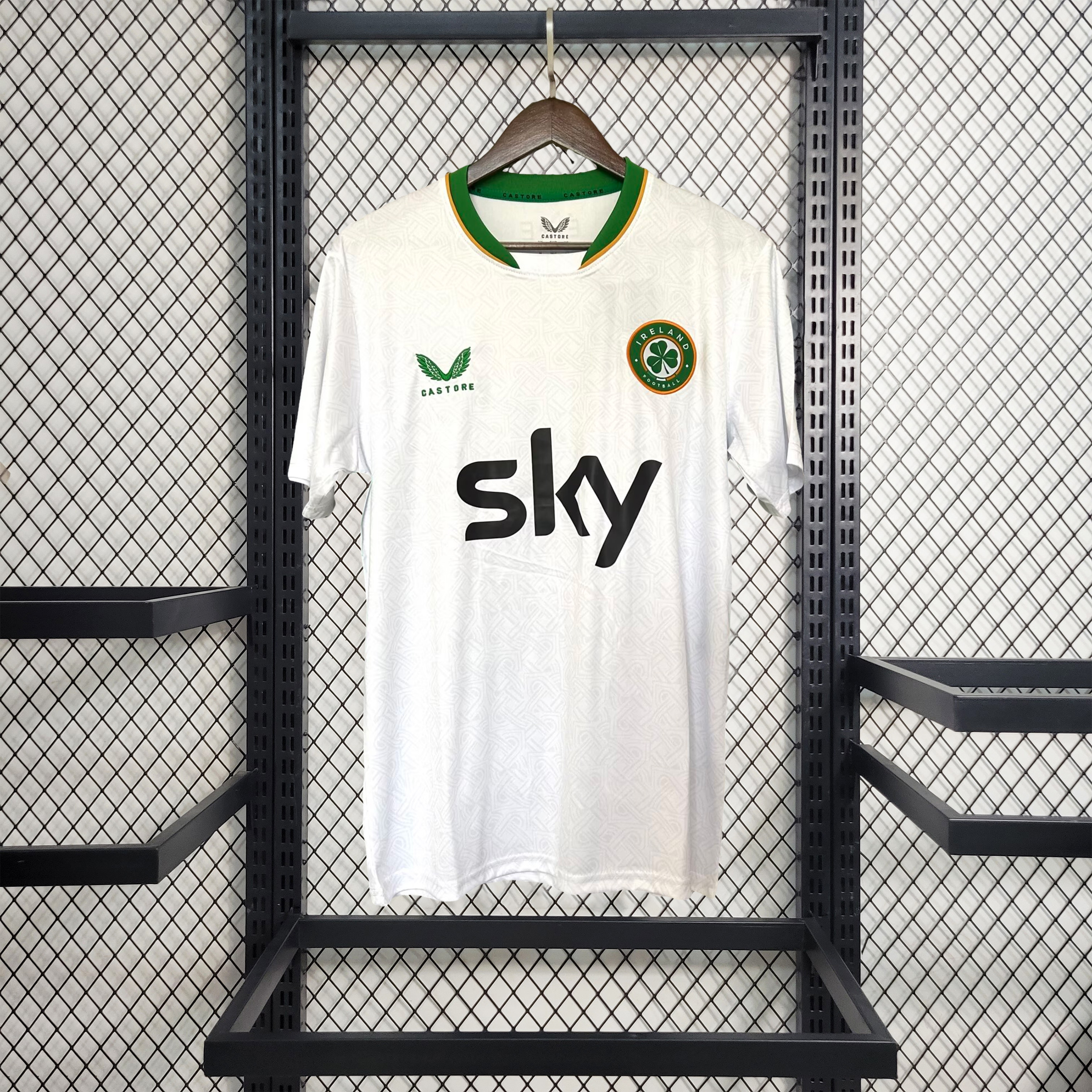 SIUjerseys-Ireland 2024 Away Jersey - Fans Version (with SKY patch)