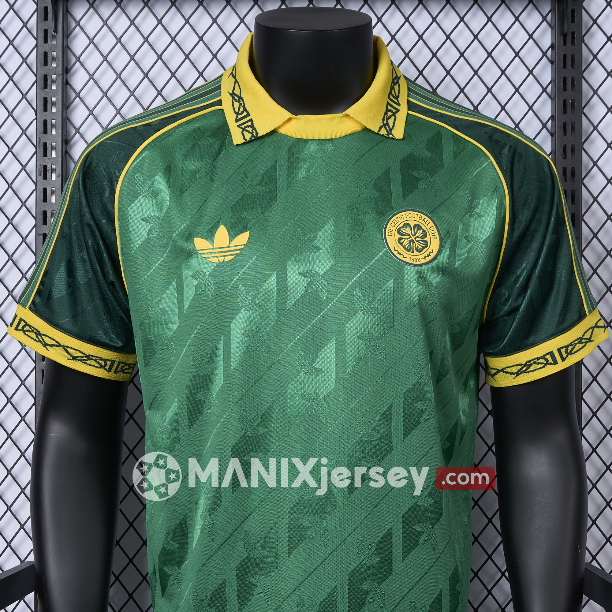 ManixJersey.com | Celtic 24-25 Originals LFSTLR Green Jersey - Player Version -Customize Name, Number and Patch | Worldwide Shipping